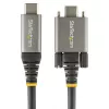 StarTech.com 50cm (20″) sivuruuvattava USB-C-kaapeli 10Gbps – USB 3.1/3.2 Gen 2 Type-C -kaapeli – 100W (5A) Power Delivery -lataus, DP Alt Mode – kaksoisruuvilukitus – USB-C-kaapeli lataus/synkronointi