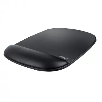 StarTech.com hiirimatto rannetuella, 6,7 x 7,1 x 0,8 tuumaa (17 x 18 x 2 cm), ergonominen hiirimatto rannetuki, työpöydän rannetuki liukumattomalla PU-pohjalla, pehmustettu geelihiirimatto rannetuella