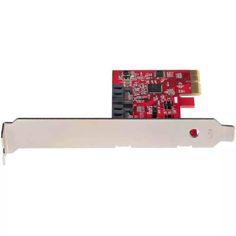 StarTech.com SATA PCIe -kortti - 2-porttinen PCIe SATA -laajennuskortti - 6Gbps - Full/Low Profile - PCI Express - SATA-adapteri/ohjain - ASM1062R SATA RAID - PCIe - SATA-muunnin