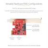StarTech.com SATA PCIe -kortti - 2-porttinen PCIe SATA -laajennuskortti - 6Gbps - Full/Low Profile - PCI Express - SATA-adapteri/ohjain - ASM1062R SATA RAID - PCIe - SATA-muunnin