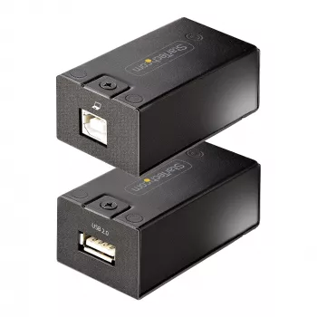 StarTech.com 150 m (492 ft) USB 2.0 -jatko Cat5e/Cat6 Ethernet-kaapelilla, ulkoisesti virtalähdetty USB-jatko RJ45/verkkokaapelilla, USB Ethernet-kaapelin kautta -jatko/adapteri