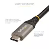 StarTech.com 20 tuuman (50 cm) USB-C-kaapeli 10 Gbit/s – USB 3.1 Type-C -kaapeli – 100 W (5 A) Power Delivery -lataus, DP Alt Mode – USB-C-kaapeli USB-C-kannettavalle/puhelimelle/laitteelle – lataus/synkronointi