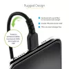 StarTech.com 1m (3ft) USB-C - Lightning -kaapeli, MFi-sertifioitu, spiraalikaapeli iPhone-latauskaapeli, musta, luja TPE-päällyste aramidikuitu, kestävä spiraalikaapeli Lightning