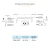 StarTech.com 1m (3ft) USB-C - Lightning -kaapeli, MFi-sertifioitu, spiraalikaapeli iPhone-latauskaapeli, musta, luja TPE-päällyste aramidikuitu, kestävä spiraalikaapeli Lightning