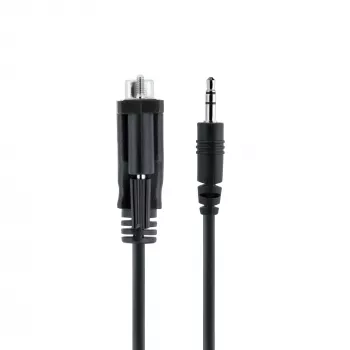 StarTech.com 1 m DB9 - 3,5 mm sarjakaapeli sarjalaitteiden konfigurointiin, RS232 DB9 -pistoke - 3,5 mm kaapeli, käytetään projektorien, digital signagen ja televisioiden kalibrointiin ääniliitännän kautta