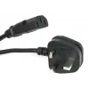 StarTech.com 0,9 m (3ft) UK-tietokoneen virtakaapeli, BS 1363 - C13, 18AWG, 10A 250V, varavirtakaapeli, kylmälaitekaapeli / UK-virtakaapeli, PC-virtalähdekaapeli, TV-virtakaapeli