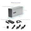 StarTech.com kaksipaikkainen Thunderbolt 3 PCIe -laajennuskehikko