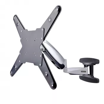 StarTech.com VESA TV-seinäteline, säädettävä Full-Motion-TV-seinäteline 23-55 tuuman näytöille, litteä TV-teline tukee 30 kg, ulosvedettävä/kallistettava/käännettävä TV-seinäteline