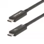 StarTech.com 2m aktiivinen Thunderbolt 4 -kaapeli, 40 Gbit/s, 100W Power Delivery, 4K/8K-video, Intel-sertifioitu Thunderbolt-kaapeli – yhteensopiva USB4/Thunderbolt 4/USB 3.2/USB Type-C/DisplayPort/Thunderbolt 3 kanssa