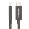 StarTech.com 2m aktiivinen Thunderbolt 4 -kaapeli, 40 Gbit/s, 100W Power Delivery, 4K/8K-video, Intel-sertifioitu Thunderbolt-kaapeli – yhteensopiva USB4/Thunderbolt 4/USB 3.2/USB Type-C/DisplayPort/Thunderbolt 3 kanssa