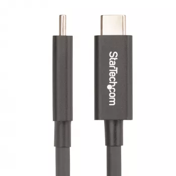 StarTech.com 2m aktiivinen Thunderbolt 4 -kaapeli, 40 Gbit/s, 100W Power Delivery, 4K/8K-video, Intel-sertifioitu Thunderbolt-kaapeli – yhteensopiva USB4/Thunderbolt 4/USB 3.2/USB Type-C/DisplayPort/Thunderbolt 3 kanssa