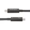StarTech.com 2m aktiivinen Thunderbolt 4 -kaapeli, 40 Gbit/s, 100W Power Delivery, 4K/8K-video, Intel-sertifioitu Thunderbolt-kaapeli – yhteensopiva USB4/Thunderbolt 4/USB 3.2/USB Type-C/DisplayPort/Thunderbolt 3 kanssa