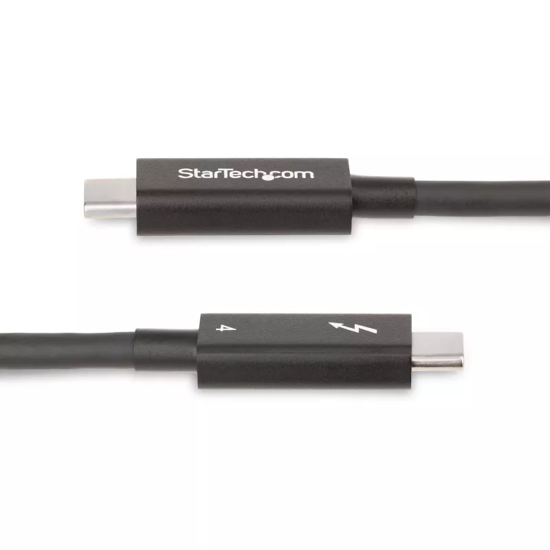 StarTech.com 2m aktiivinen Thunderbolt 4 -kaapeli, 40 Gbit/s, 100W Power Delivery, 4K/8K-video, Intel-sertifioitu Thunderbolt-kaapeli – yhteensopiva USB4/Thunderbolt 4/USB 3.2/USB Type-C/DisplayPort/Thunderbolt 3 kanssa