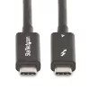 StarTech.com 2m aktiivinen Thunderbolt 4 -kaapeli, 40 Gbit/s, 100W Power Delivery, 4K/8K-video, Intel-sertifioitu Thunderbolt-kaapeli – yhteensopiva USB4/Thunderbolt 4/USB 3.2/USB Type-C/DisplayPort/Thunderbolt 3 kanssa