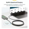 StarTech.com 2m aktiivinen Thunderbolt 4 -kaapeli, 40 Gbit/s, 100W Power Delivery, 4K/8K-video, Intel-sertifioitu Thunderbolt-kaapeli – yhteensopiva USB4/Thunderbolt 4/USB 3.2/USB Type-C/DisplayPort/Thunderbolt 3 kanssa