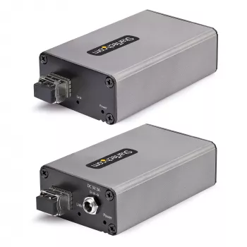 StarTech.com 2-porttinen USB 3.0 -jatko OM3-monimuotokuidulla – LC/LC – 2x 5 Gbit/s USB-A-keskitin – 350 m (1150 jalkaa) kantama – kestävä USB-kuitujatko – optinen USB-jatko