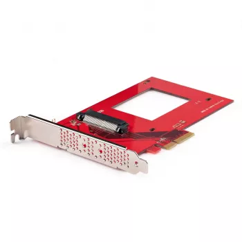 StarTech.com U.3–PCIe-sovitinkortti, PCIe 4.0 x4 -sovitin 2,5 tuuman U.3-NVMe-SSD-asemille, SFF-TA-1001 PCI Express -lisäkortti pöytäkoneisiin/palvelimiin, TAA-yhteensopiva – käyttöjärjestelmäriippumaton