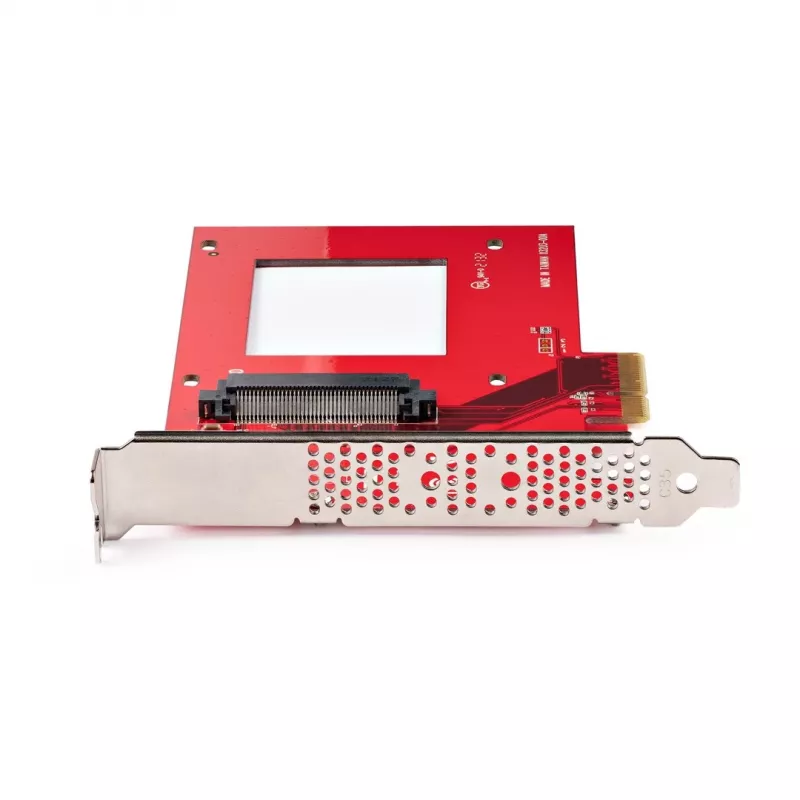 StarTech.com U.3–PCIe-sovitinkortti, PCIe 4.0 x4 -sovitin 2,5 tuuman U.3-NVMe-SSD-asemille, SFF-TA-1001 PCI Express -lisäkortti pöytäkoneisiin/palvelimiin, TAA-yhteensopiva – käyttöjärjestelmäriippumaton