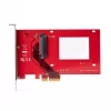 StarTech.com U.3–PCIe-sovitinkortti, PCIe 4.0 x4 -sovitin 2,5 tuuman U.3-NVMe-SSD-asemille, SFF-TA-1001 PCI Express -lisäkortti pöytäkoneisiin/palvelimiin, TAA-yhteensopiva – käyttöjärjestelmäriippumaton