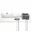StarTech.com 2-porttinen USB-C-keskitin Ethernetillä ja RS-232:lla, kiinteä USB-C–USB-A-dongle, 100 W PD -läpivienti, 2x USB-A 5 Gbit/s, gigabit-Ethernet, RS232-sarjaliitäntä (FTDI)