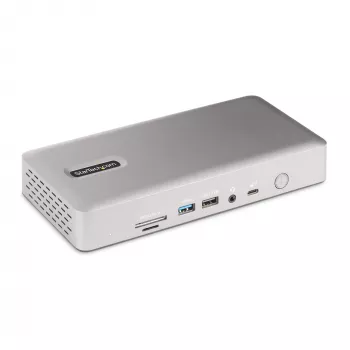StarTech.com yleinen USB4- ja Thunderbolt 4 -telakointiasema, neljä näyttöä Windowsissa, kaksi näyttöä MacBookissa, HDMI DP -telakka 98W kannettavan lataustoiminnolla