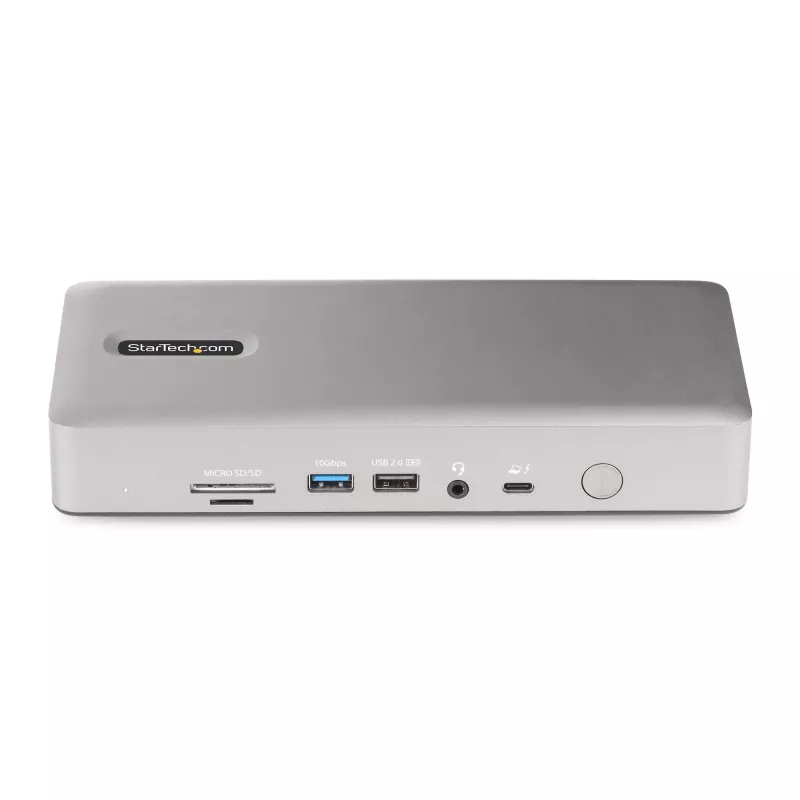 StarTech.com yleinen USB4- ja Thunderbolt 4 -telakointiasema, neljä näyttöä Windowsissa, kaksi näyttöä MacBookissa, HDMI DP -telakka 98W kannettavan lataustoiminnolla