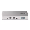 StarTech.com yleinen USB4- ja Thunderbolt 4 -telakointiasema, neljä näyttöä Windowsissa, kaksi näyttöä MacBookissa, HDMI DP -telakka 98W kannettavan lataustoiminnolla