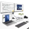 StarTech.com yleinen USB4- ja Thunderbolt 4 -telakointiasema, neljä näyttöä Windowsissa, kaksi näyttöä MacBookissa, HDMI DP -telakka 98W kannettavan lataustoiminnolla