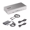StarTech.com yleinen USB4- ja Thunderbolt 4 -telakointiasema, neljä näyttöä Windowsissa, kaksi näyttöä MacBookissa, HDMI DP -telakka 98W kannettavan lataustoiminnolla