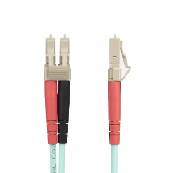 StarTech.com 20m (65ft) LC/UPC–LC/UPC OM4-monimuotokuitu­kaapeli, 50/125µm LOMMF/VCSEL Zipcord -kuitu, 100G, pieni liitäntävaimennus – LSZH kuitu-jatkokaapeli