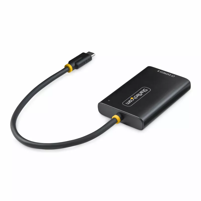StarTech.com USB-C-CFexpress-Typ-B-kortinlukija, USB 10Gbps, kannettava muistikortinlukija, USB-Typ-C-CF-Express-2.0-sovitin, toimii kaikilla käyttöjärjestelmillä