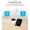 StarTech.com 3m (9.8ft) valkoinen USB-C-latauskaapeli, USB-C-kaapeli, USB 2.0 Type-C kannettavan tietokoneen latauskaapeli, 60W 3A Power Delivery, TPE-päällyste, USB-C-tiedonsiirtokaapeli, M/M