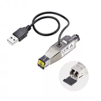 StarTech.com Gigabit kuitu-RJ45 Ethernet-mediakonvertteri dongle, optinen yksimuotokuitu 10 km/monimuotokuitu 800 m, USB-virransyöttö, kompakti muotoilu, metallikotelo, Micro Mini, TAA