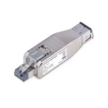 StarTech.com Gigabit-kuitu-RJ45-Ethernet-mediakonvertteri-dongle, optinen yksimuotokuitu 10 km/monimuotokuitu 800 m, PoE-virralla toimiva, kompakti muotoilu, metallikotelo, Micro Mini, TAA