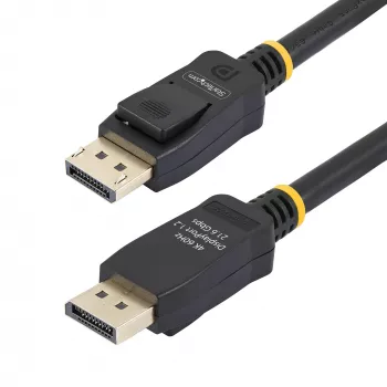 StarTech.com 2 m (6.6ft) VESA-sertifioitu DisplayPort-kaapeli – 10 kpl:n pakkaus – DisplayPort 1.2 -kaapeli lukituksella, 4K 60Hz UHD, DP-DP-kaapeli näytölle, lukittuvat DP-liittimet