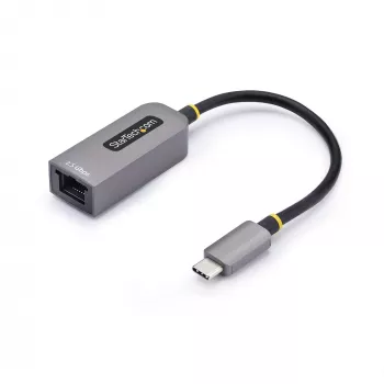 StarTech.com 2,5GbE USB-C -Ethernet-sovitin, NBASE-T NIC, USB 3.0 Type-C 2,5/1G moninopeusverkko, Thunderbolt-yhteensopiva, Windows & Mac