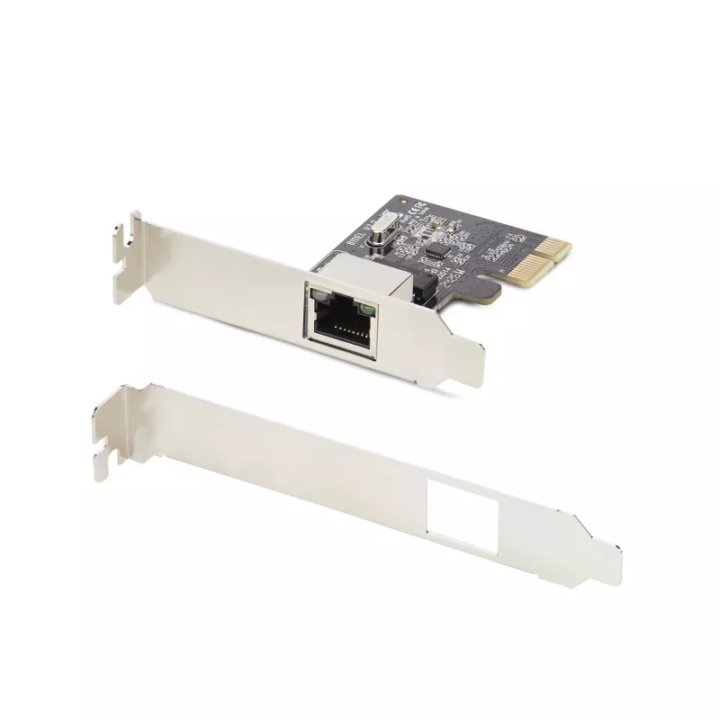 StarTech.com 1-porttinen Gigabit PCIe -verkkosovitinkortti, Low-Profile NIC, 10/100/1000Mbps PCI Express LAN -kortti, Realtek RTL8111H, Windows ja Linux, TAA-yhteensopiva