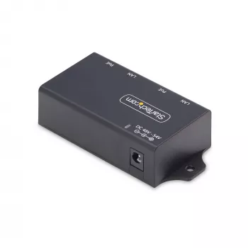 StarTech.com 2-porttinen Gigabit Midspan PoE+ -injektori, 10/100/1000 Mbit/s, PoE+ (802.3af/at), 30W, 1 Gbit/s Ethernet, seinäkiinnitteinen, hallitsematon Inline Power over Ethernet