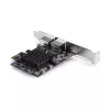 StarTech.com 2-porttinen 5G Gigabit PCIe -verkkosovitinkortti, 5G/2.5G/1G/100M/10M PCI Express LAN -kortti, Realtek RTL8126, Windows ja Linux, TAA-yhteensopiva