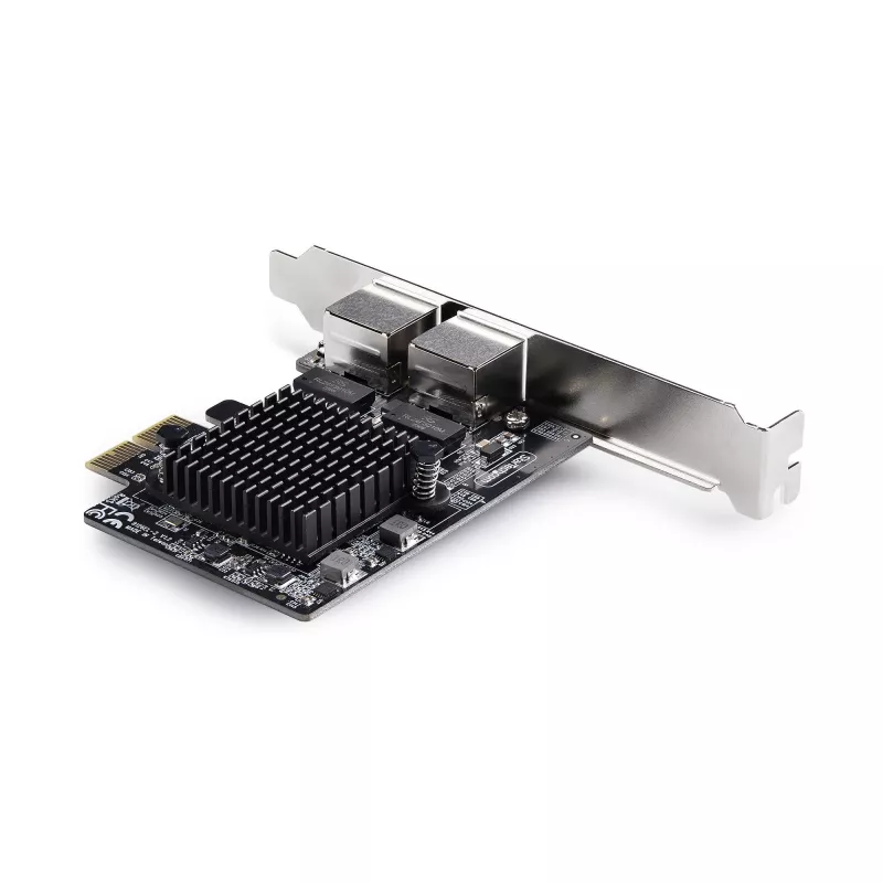 StarTech.com 2-porttinen 5G Gigabit PCIe -verkkosovitinkortti, 5G/2.5G/1G/100M/10M PCI Express LAN -kortti, Realtek RTL8126, Windows ja Linux, TAA-yhteensopiva