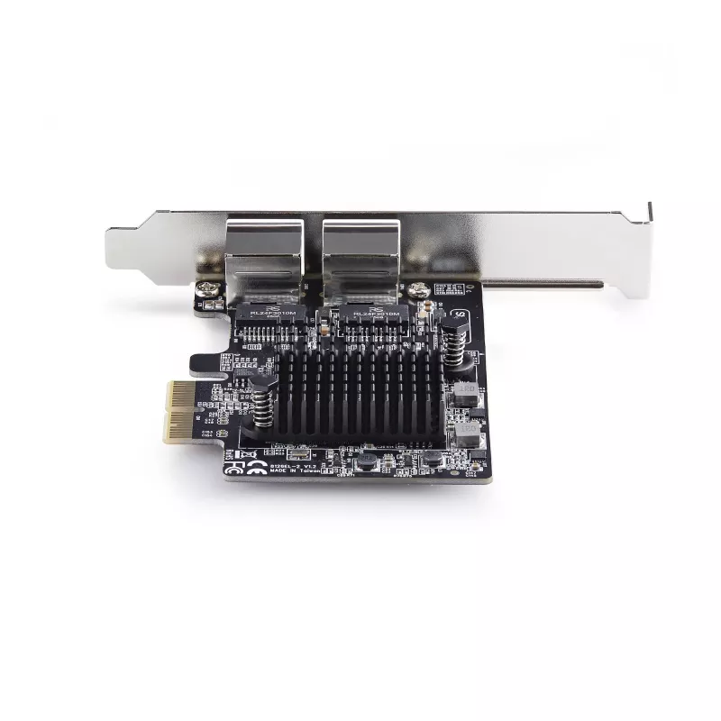 StarTech.com 2-porttinen 5G Gigabit PCIe -verkkosovitinkortti, 5G/2.5G/1G/100M/10M PCI Express LAN -kortti, Realtek RTL8126, Windows ja Linux, TAA-yhteensopiva