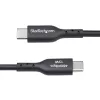 StarTech.com 2 m USB-A - USB-C-latauskaapeli, lataus & synkronointi, 3A, USB 2.0, TPE-kuori - musta USB-latauskaapeli