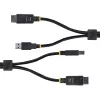 StarTech.com 10ft (3m) DisplayPort- ja USB 5Gbps KVM -kaapeli, 4K 60Hz, yleisesti yhteensopiva DP 1.2/USB 3.0 -yhdistelmäkaapeli KVM-kytkimille