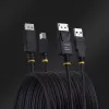 StarTech.com 10ft (3m) DisplayPort- ja USB 5Gbps KVM -kaapeli, 4K 60Hz, yleisesti yhteensopiva DP 1.2/USB 3.0 -yhdistelmäkaapeli KVM-kytkimille