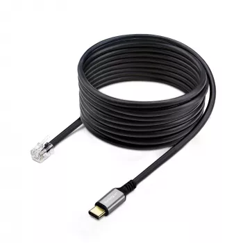 StarTech.com UR9-HEADSET-ADAPTER kaapelisovitin USB-C RJ-9 musta