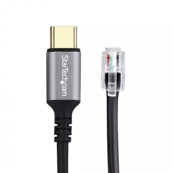 StarTech.com UR9-HEADSET-ADAPTER kaapelisovitin USB-C RJ-9 musta