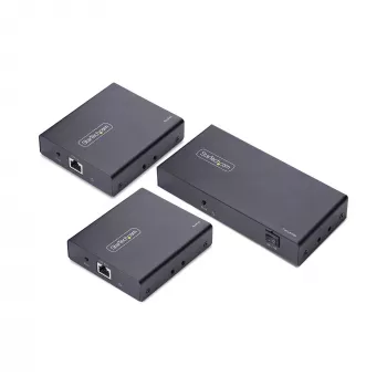 StarTech.com 2-porttinen HDMI-jatko ja -jakaja CAT6:n kautta, 4K 60Hz, jopa 70 m, 1x2 HDMI over Ethernet -jakelusarja IR:llä ja Power Over -kaapelilla
