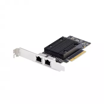 StarTech.com 2-porttinen PCIe 10Gb Ethernet -verkkokortti, 10GbE verkkoliitäntäkortti, Broadcom BCM57416 -piirisarja, Dual RJ45 10GBase-T/Gigabit, NIC-kortti, TAA