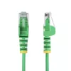 StarTech.com 3m vihreä ohut CAT6 Ethernet-kaapeli, koukuton, 100W PoE, UTP, LSZH, 28AWG puhdas paljas kuparijohdin, ohut RJ45 verkko-patch-kaapeli vedonpoistolla, yksittäin testattu