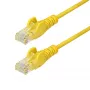 StarTech.com 5m keltainen ohut CAT6 Ethernet-kaapeli, koukun estävä, 100W PoE, UTP, LSZH, 28AWG puhdas paljas kuparijohdin, ohut RJ45 verkko-patch-kaapeli vedonpoistolla, yksittäin testattu
